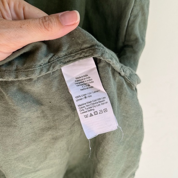 JCREW Baird McNutt Irish linen Shirt Dress Size XS - Picture 5 of 8